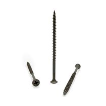 Tornillo Grueso para Aglomerado Negro #8 x 3" 20und | Fijer