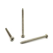 Tornillo Tripa Niquelado #8 x 2" 10und | Fijer