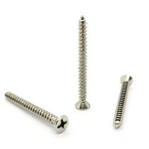 Tornillo Avellanado Niquelado #6 x 1-1/2" 10und | Fijer