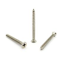 Tornillo Avellanado Niquelado #10 x 2" 10und | Fijer