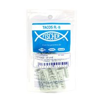 Taco FL-8 Pack 10 Unidades Gris | Fischer