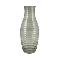 Florero de Vidrio 14.9x14.9x35 Gris | Concepts