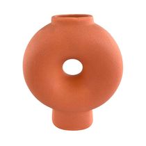 Florero de Dolomita Naranja 13.5x5.7x15.7cm | Concepts