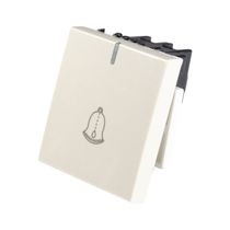 Repuesto Pulsador de Timbre Plástico Beige | Orange