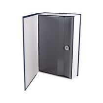 Caja Fuerte Tipo Libro Azul 24cmx15.5cmx5.5cm | Werken