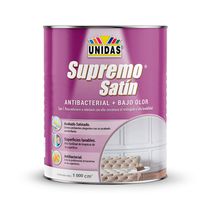 Pintura Látex Supremo Satín Blanco 1l | Unidas