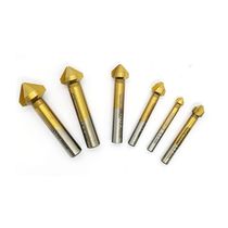 Juego de 6 Avellanadoras para Acero-Aluminio