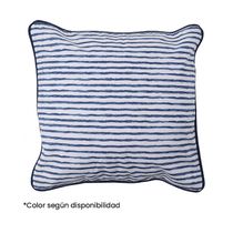 Cojín con Cierre Diseño a Rayas 45x45cm