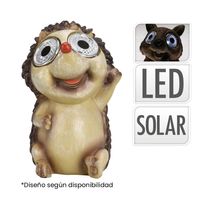 Adorno Animales con Ojos LED Solar 11cm