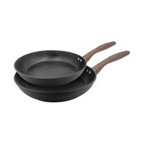 Juego Sartén Premium x2 24cm/28cm Negro | Orange
