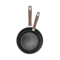 Juego Sartén Premium x2 24cm/28cm Negro | Orange