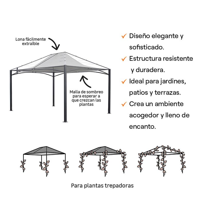 Pergola-Unicolor-de-Hierro-|-Naterial