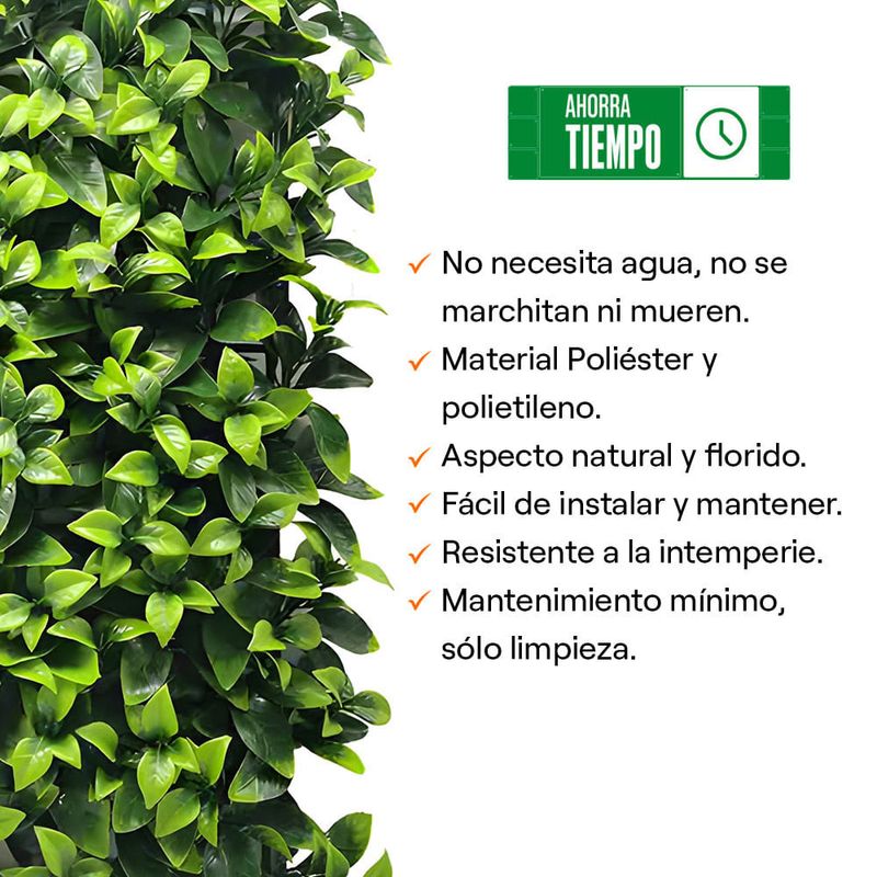 Cerca-Artificial-Gardenia-Verde-50x50cm-|-Orange