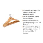 Set-Armadores-de-Madera-Marron-8-Piezas-|-Orange