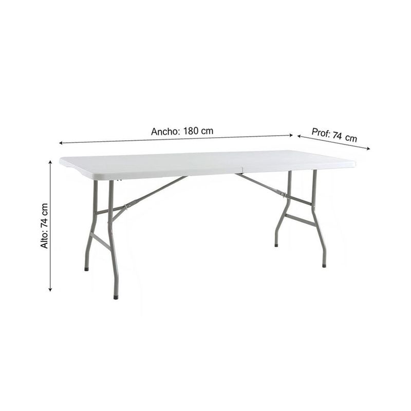 Mesa-Catering-Plegable-180cm-Blanco