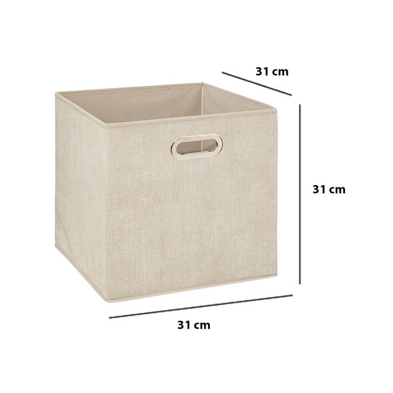 Cesta-Modular-31x31cm-Beige-|-Five