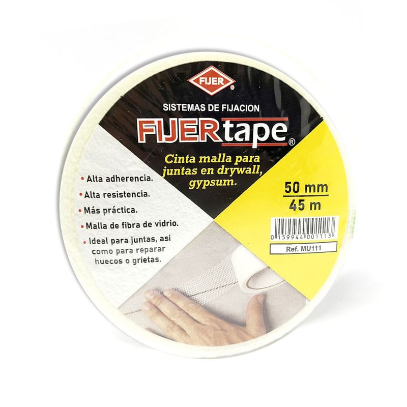 Cinta-Malla-para-Gypsum-50mm-x-45m-1-Unidad-|-Fijertape