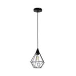 Lampara-Colgante-E27-Rejilla-de-Diamante-x-1-|-Kasalight