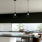Lampara-Colgante-E27-Rejilla-de-Diamante-x-1-|-Kasalight