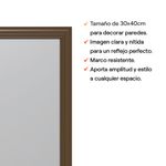 Espejo-Basico-Marron-30x40cm-|-Orange