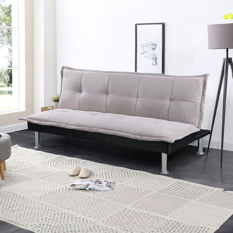Sofa-Cama-Euro-Gris-Claro-|-Orange
