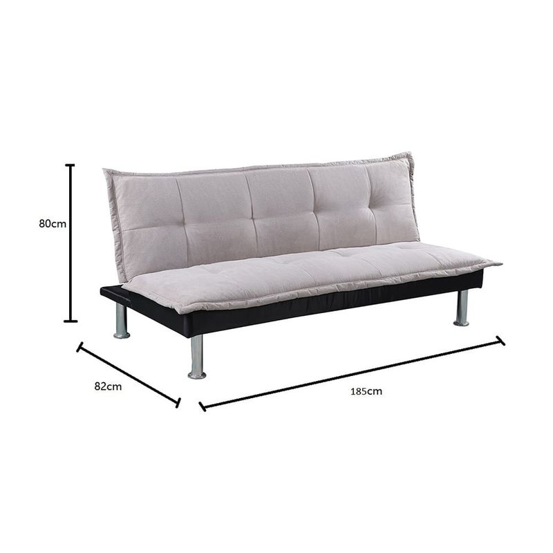 Sofa-Cama-Euro-Gris-Claro-|-Orange