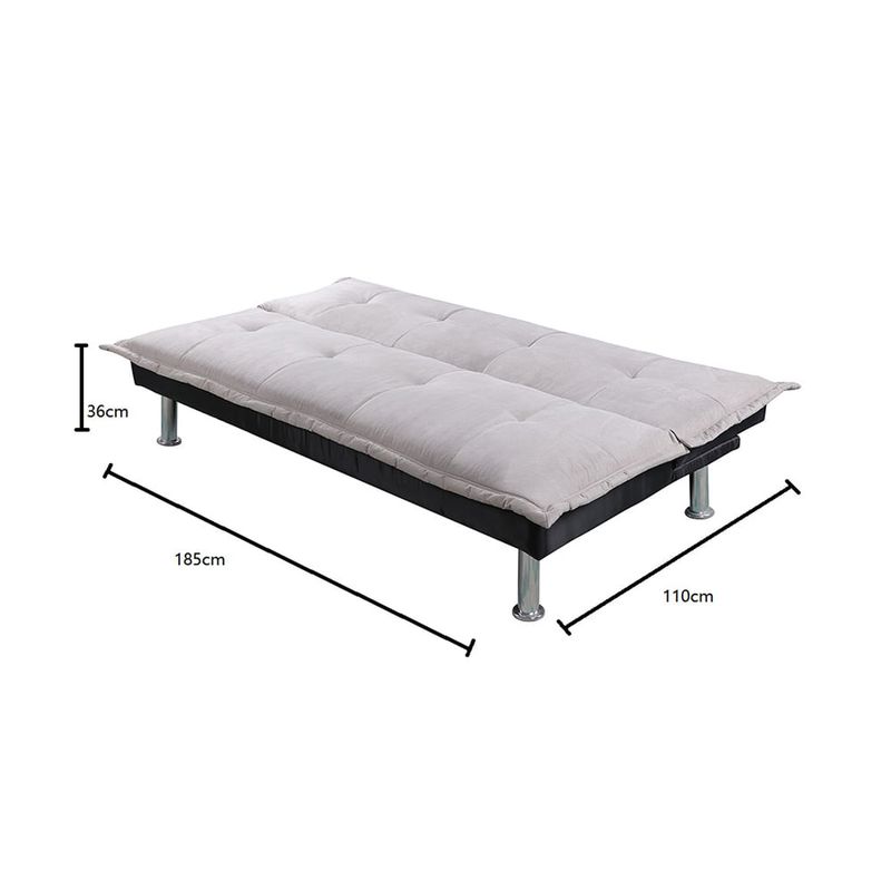 Sofa-Cama-Euro-Gris-Claro-|-Orange