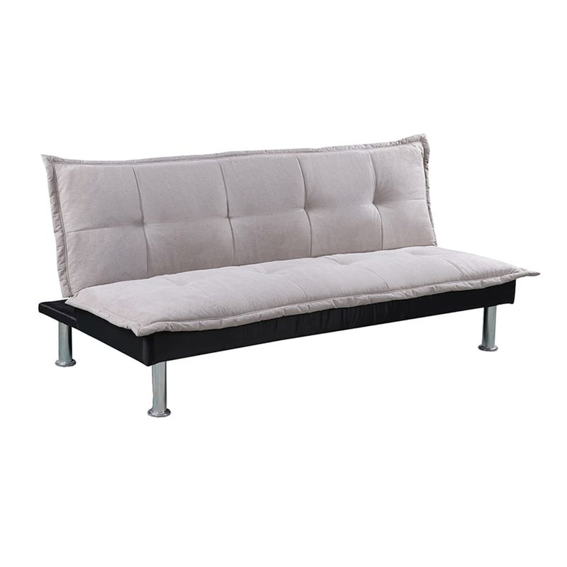 Sofa-Cama-Euro-Gris-Claro-|-Orange