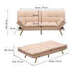 Sofa-Cama-Denver-Beige-|-Orange