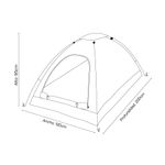 Carpa-Ligera-Dome-Pack-2-Puestos-|-Orange