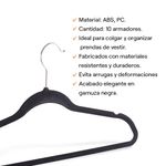 Set-de-10-Armadores-Negros-de-Gamuza-|-House---Home