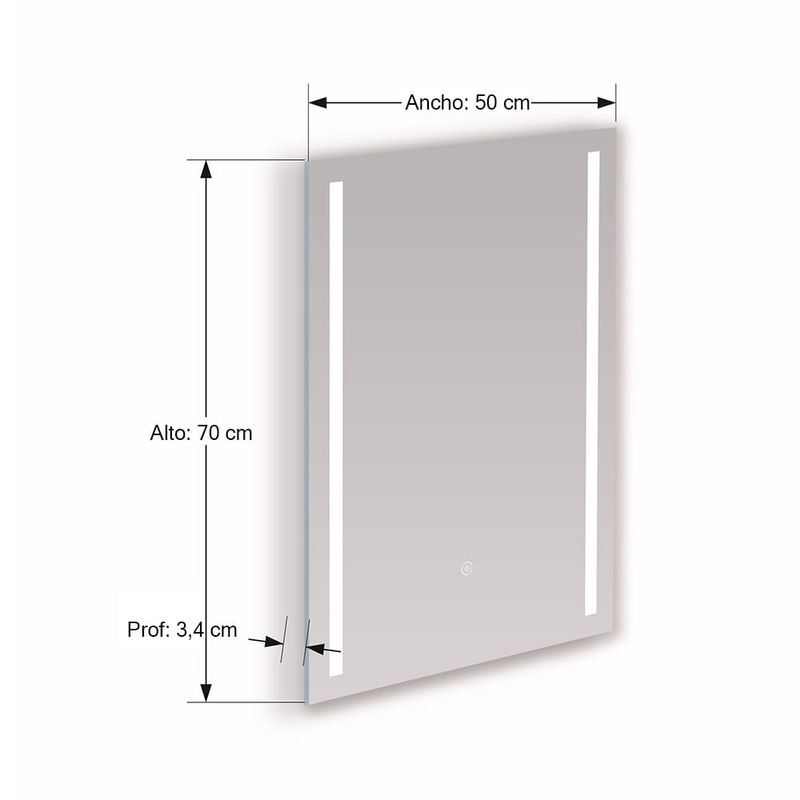 Espejo-Blanco-con-LED-50x70x034cm-|-Orange