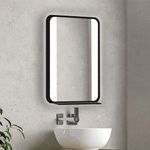 Espejo-Negro-con-Repisa-y-LED-50x70x040cm-|-Orange