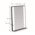 Espejo-Negro-con-Repisa-y-LED-50x70x040cm-|-Orange