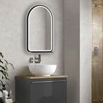 Espejo-Negro-con-Repisa-y-LED-50x80x040cm-|-Orange