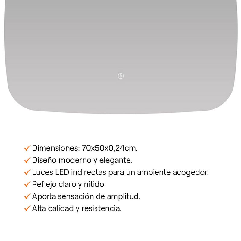 Espejo-Blanco-con-LED-Indirecta-70x50x024cm-|-Orange