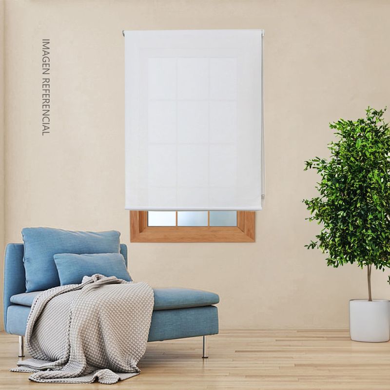 Cortina-Roller-Blackout-Blanco-160x220cm-|-Orange