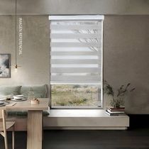 Cortina Roller Zebra Light Gris 120x165cm | Orange