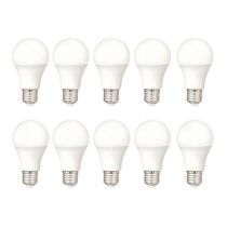 Pack Focos x10 LED A60 10W 3000K Blanco | Orange
