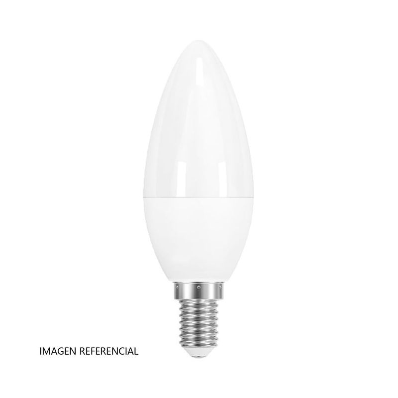 Foco-LED-C37-7W-6000K-Blanco-|-Orange