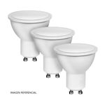 Pack-Focos-x3-LED-GU10-7W-100°-6000K-Blanco-|-Orange