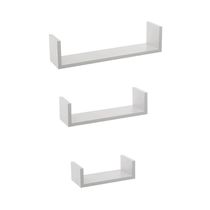 Set de 3 Repisas "U" Blanco | Orange