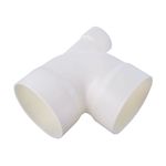 Codo-con-Ramal-Desague-PVC-110mm-x-50mm-x-90°-|-Plastigama