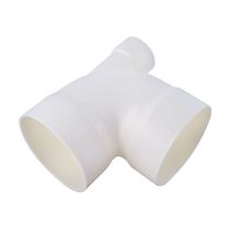 Codo con Ramal Desagüe PVC 110mm x 50mm x 90° | Plastigama