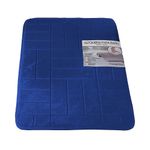 Alfombra-de-Baño-60x40cm-Azul-|-Modertex