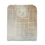 Juego-de-Alfombras-de-Baño-60x40cm-Beige-|-Modertex