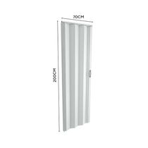 Puerta Plegable Basic 70x200cm Blanco Veteado | Bricco