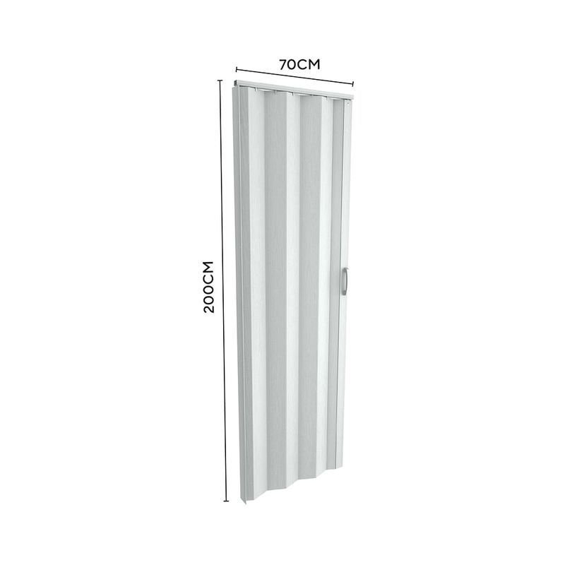 Puerta-Plegable-Basic-70x200cm-Blanco-Veteado-|-Bricco