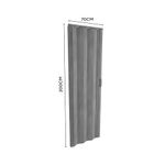 Puerta-Plegable-Basic-70x200cm-Gris-|-Bricco