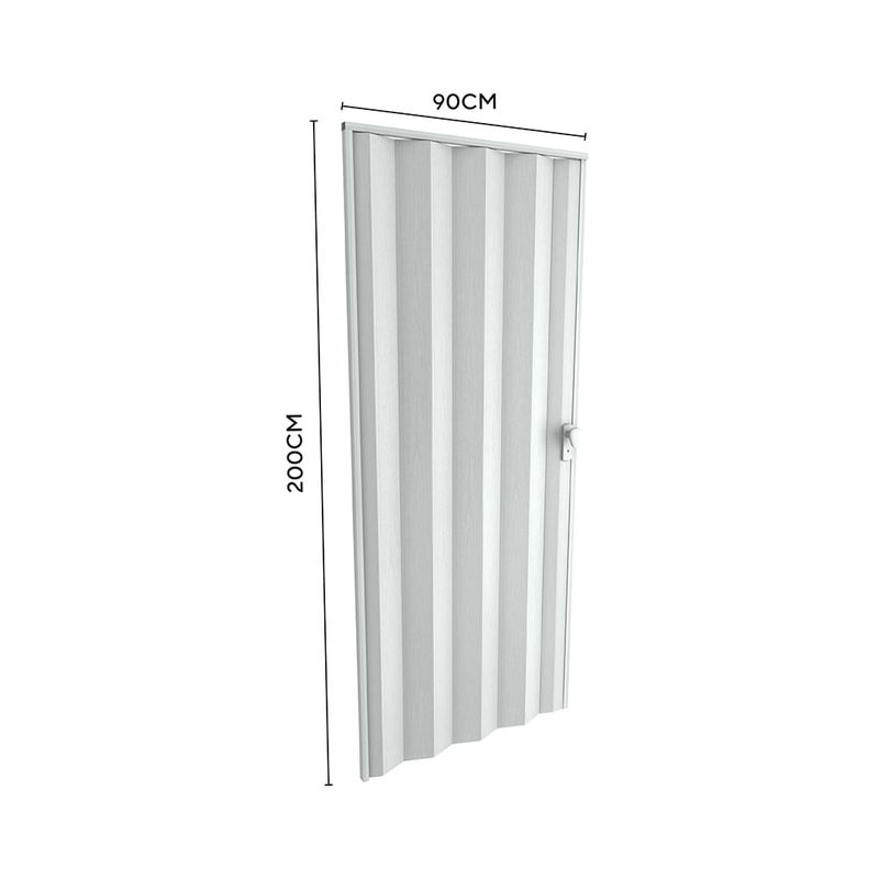 Puerta-Plegable-Elegant-90x200cm-Blanco-Veteado-|-Bricco